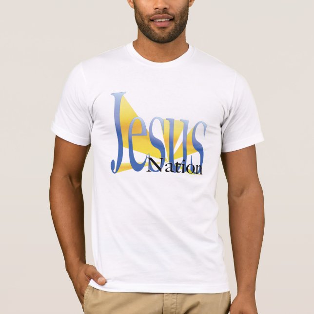 Jesus-Nation 2 - Männer T-Shirt (Vorderseite)