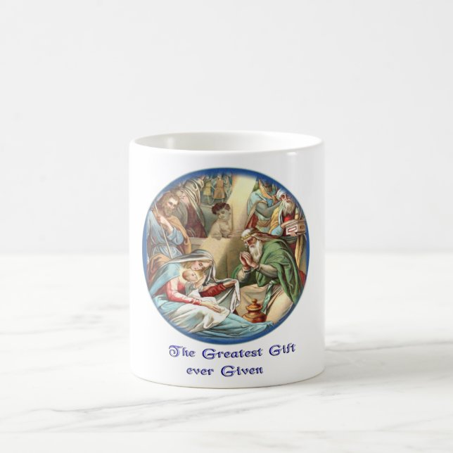 Jesus Nativity Coffee Tasse (Mittel)