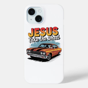 Jesus nehmen das Vintage Muskelauto Case-Mate iPhone Hülle