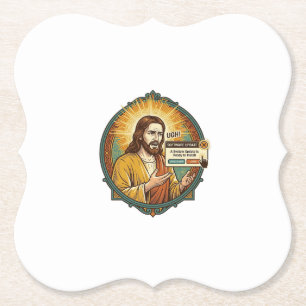 Jesus Nervenaufreibendes Software-Update Pop-up Bü Untersetzer