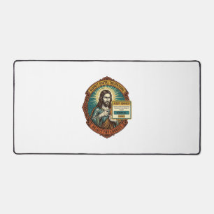 Jesus nervige Cookies akzeptieren Pop-up Internetb Schreibtischunterlage