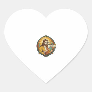 Jesus nervige Software-Update-Popup-Bürohumor Herz-Aufkleber