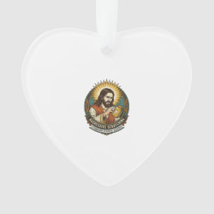 Jesus nerviger Aufkleber Papier Rückstand Shop Ornament
