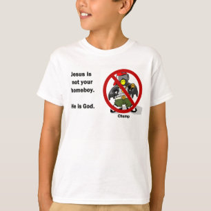 Jésus n'est pas votre homeboy. T-shirt d'enfants
