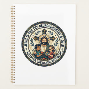 Jesus Neurodivergente Ermutigung T-Shirt Inspirati Planer