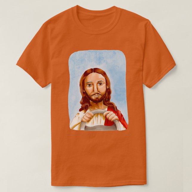 Jesus nimmt das Rad 3 T-Shirt (Design vorne)