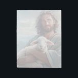 Jesus  notizblock<br><div class="desc">This notepad is shown with an art print of Jesus. 
This is shown in an opaque print so you can write on it.
Customize this item or buy as is.




Licensed Image</div>