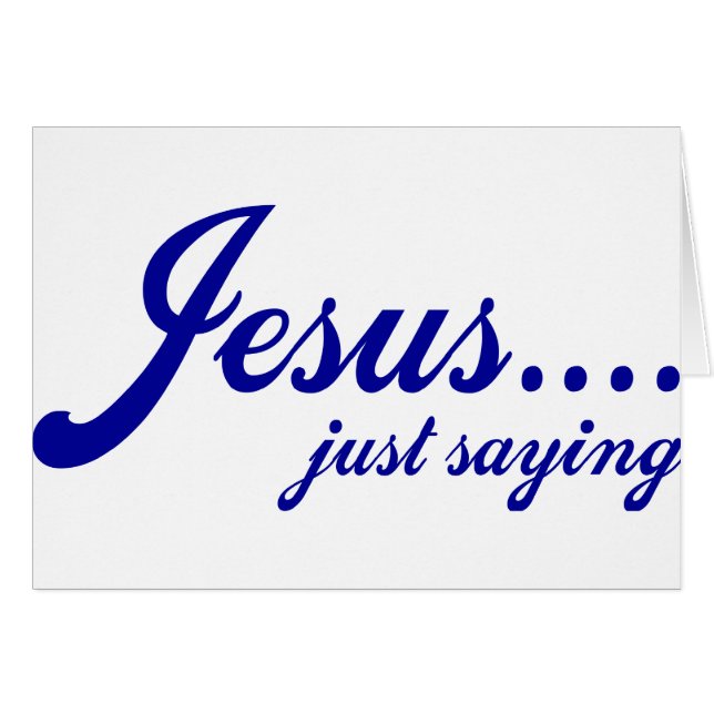 Jesus.....nur Sprichwort (Vorderseite (Horizontal))