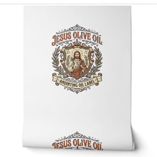 Jesus Olivenöl Salböl Etikett Jesus Olivenöl Tapete