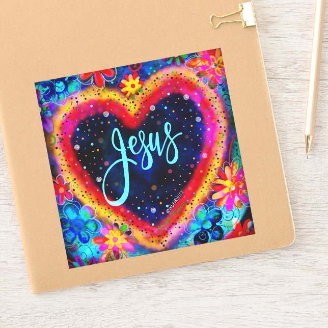 Jesus ONE WORD Inspirivity Aufkleber (Notizbuch)