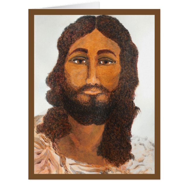 Jesus Original Malerkarte drucken. (Vorderseite)