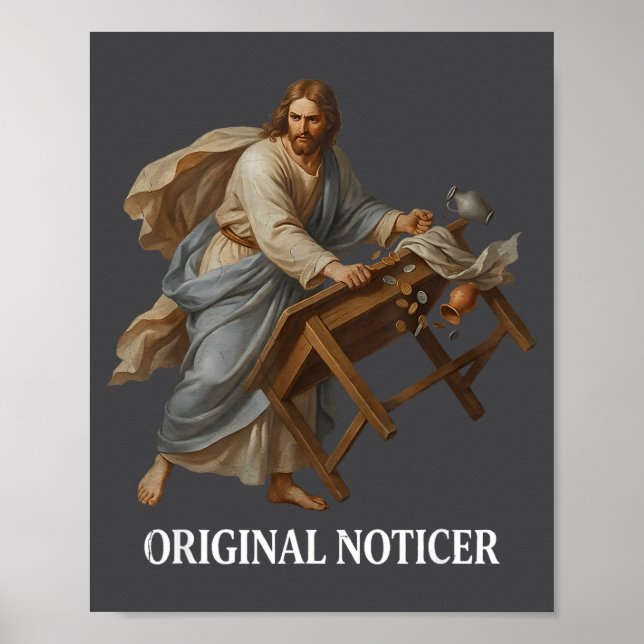 Jesus Original Noticer  Poster (Vorne)