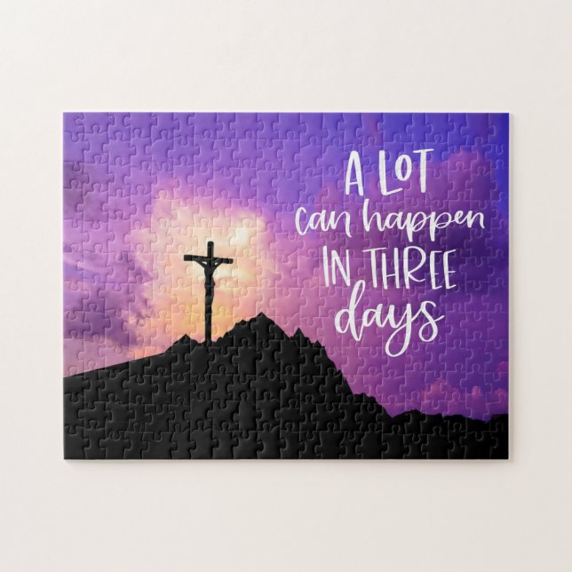 Jesus-Osterpuzzle (Horizontal)