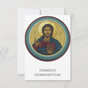 Jesus Pantokrator Ikone Gebetskarte Pater Noster Dankeskarte