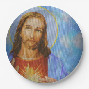 Jesus-Papierteller Pappteller