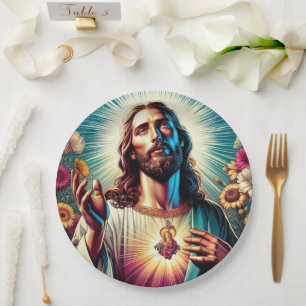 Jesus-Papierteller! Pappteller