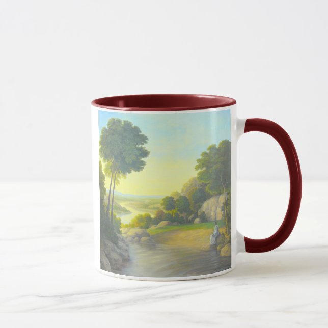 Jésus par la tasse de rivière (Droite)