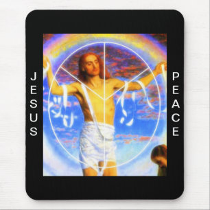 JESUS PEACE MOUSEPAD