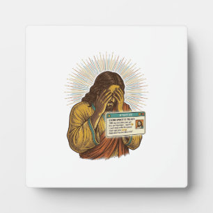Jesus peinlich berührter Zehnjähriger Status Updat Fotoplatte