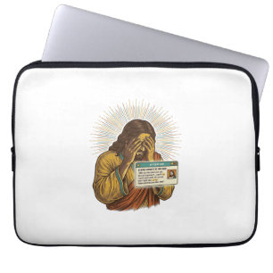 Jesus peinlich berührter Zehnjähriger Status Updat Laptopschutzhülle