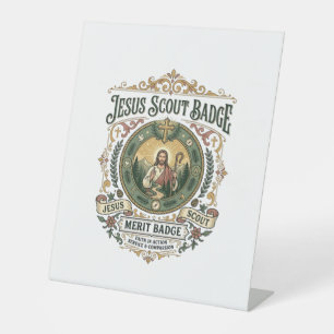 Jesus Pfadfinder Abzeichen Verdienst Abzeichen Jes Sockelschild