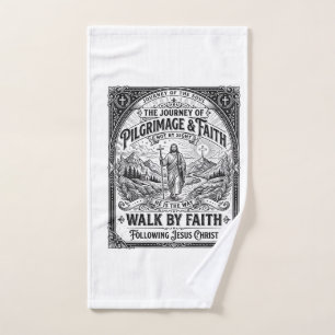 Jesus Pilgerreise Camino Heilige Reise Handtuch