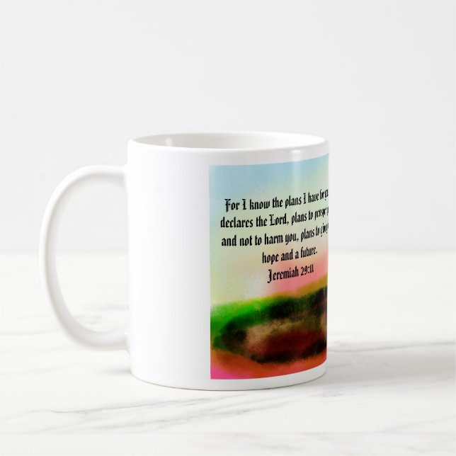 Jesus Plan  Kaffeetasse (Links)
