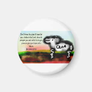 Jesus Plan Magnet