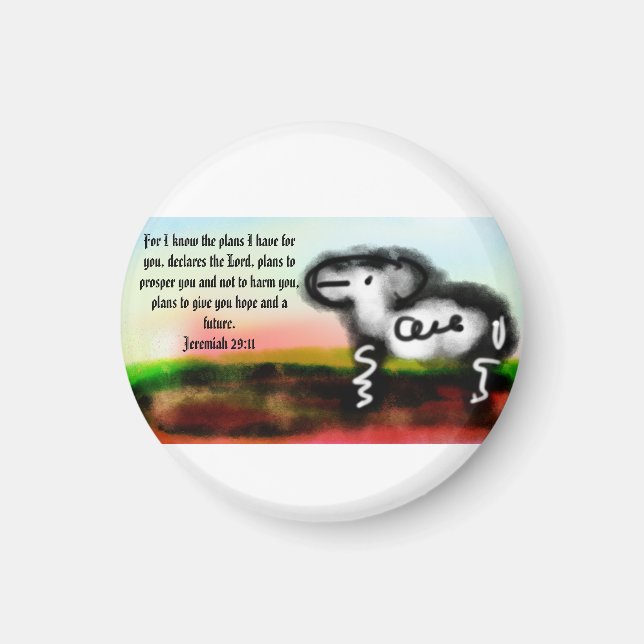 Jesus Plan  Magnet (Vorne)