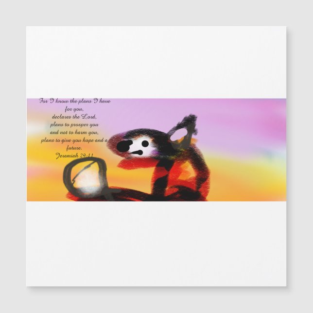 jesus plan  magnetkarte (Vorderseite)