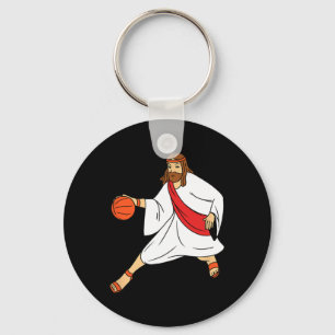 Jesus Playing Basketball 1 Schlüsselanhänger