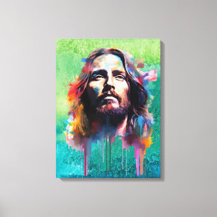 Jesus Portrait Canvas Print Leinwanddruck