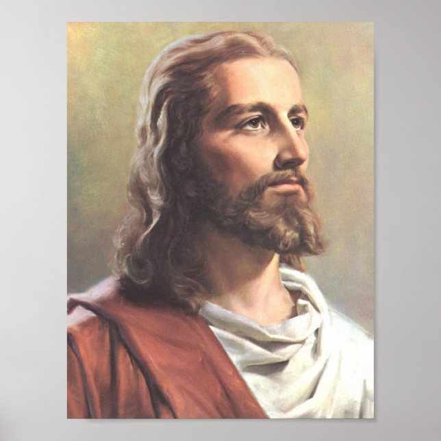 Jesus Portrait Poster (Vorne)