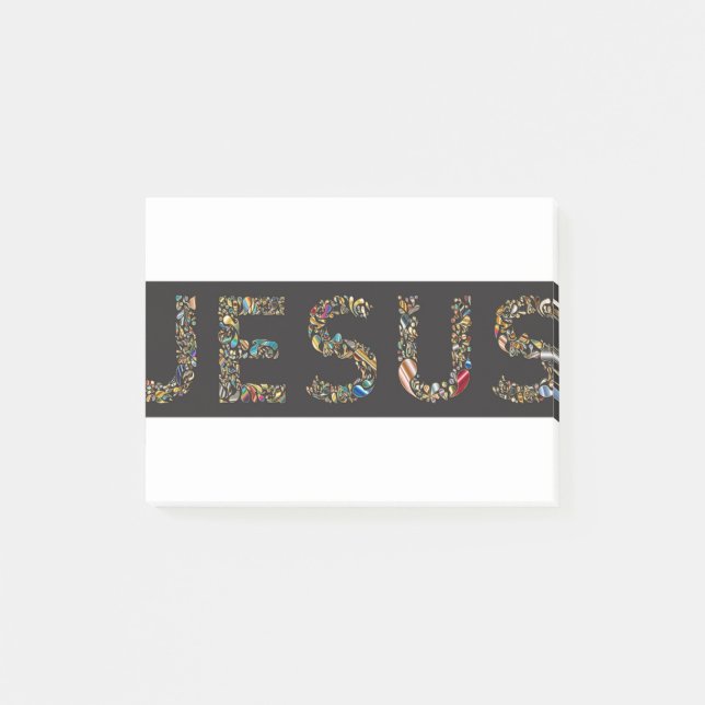 Jesus Post-it Klebezettel (Vorderseite)