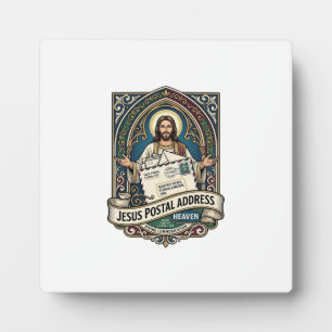 Jesus Postanschrift Himmel Jesus Postanschrift H Fotoplatte