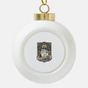 Jesus Postanschrift Himmel Jesus Postanschrift H Keramik Kugel-Ornament