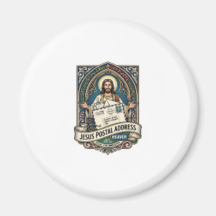 Jesus Postanschrift Himmel Jesus Postanschrift H Magnet