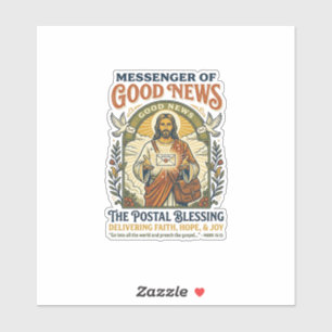 Jesus Postbote Lieferung Shirt Glaube Basiertes De Aufkleber