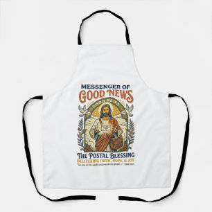 Jesus Postbote Lieferung Shirt Glaube Basiertes De Schürze