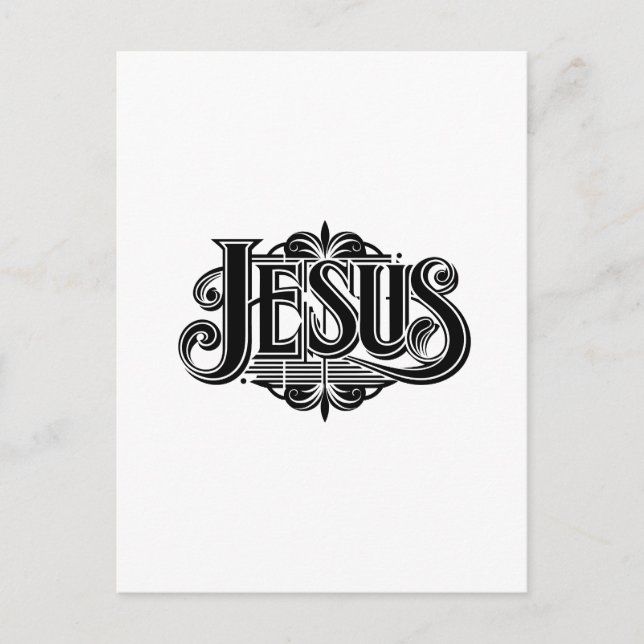 Jesus Postkarte (Vorderseite)