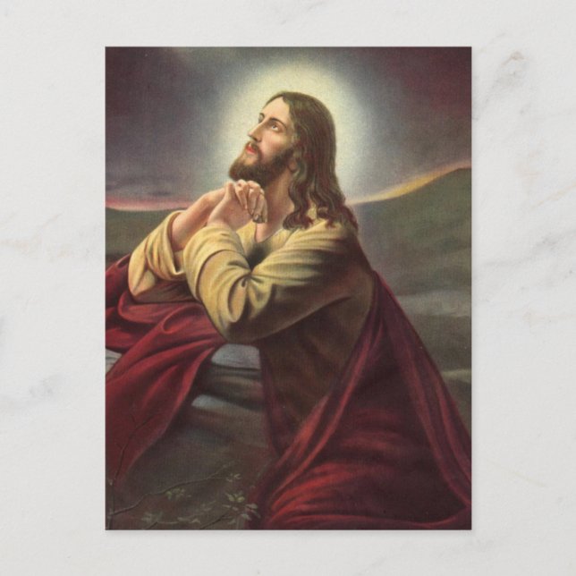 Jesus Prachen Postkarte (Vorderseite)