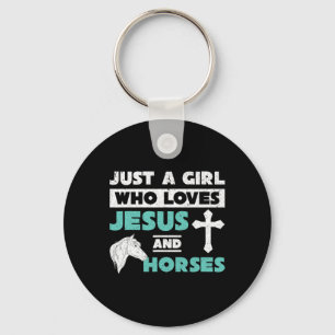 Jesus Prayer Horse Lover Girls - Pferdereiten C Schlüsselanhänger