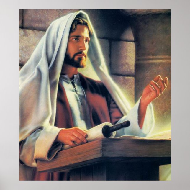 Jesus Preaching Poster (Vorne)