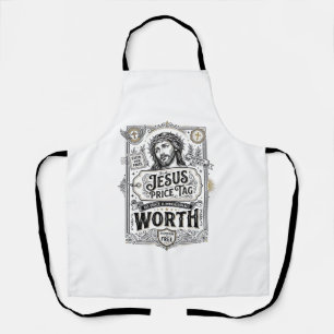 Jesus-Preisschild Wert Jesus-Preisschild Wert Chri Schürze