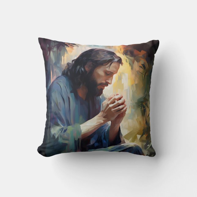 Jésus Priant Oreiller (Recto)