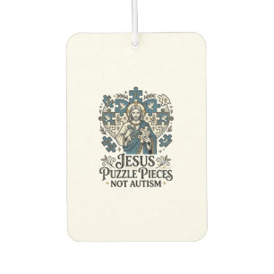 Jesus-Puzzleteile Nicht Autismus Jesus-Puzzleteile Autolufterfrischer