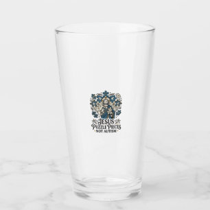 Jesus-Puzzleteile Nicht Autismus Jesus-Puzzleteile Glas