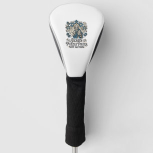 Jesus-Puzzleteile Nicht Autismus Jesus-Puzzleteile Golf Headcover