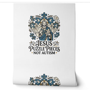 Jesus-Puzzleteile Nicht Autismus Jesus-Puzzleteile Tapete