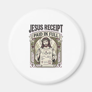 Jesus Quittung Vollständig Bezahlt Jesus Quittung Magnet